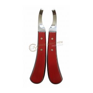 Couteaux à sabots manuels en acier inoxydable à manche en bois, outils de coupe aiguisés pour ferrerons, instruments chirurgicaux vétérinaires - Vente chaude - Product Image 3