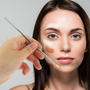Espátula de maquillaje de acero inoxidable, herramienta para mezclar cosméticos, paletas de cosméticos de doble cabezal, espátulas para mezclar amalgamas de maquillaje para belleza, 6 uds. - Product Image 6