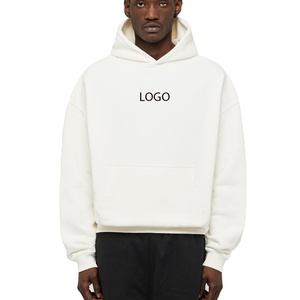 Sudadera con Capucha Oversize Unisex Personalizada de Algodón Grueso con Forro Polar, Hombros Caídos, Estilo Urbano, OEM Personalizado - Product Image 2
