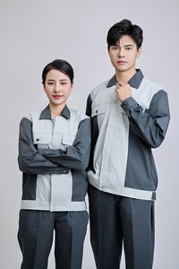 เสื้อทำงานแขนยาวผ้า TC สีดำสำหรับผู้ชาย FMF ทนทาน ระบายอากาศได้ดี มองเห็นได้ชัดเจน ปลอดภัย - Product Image 6