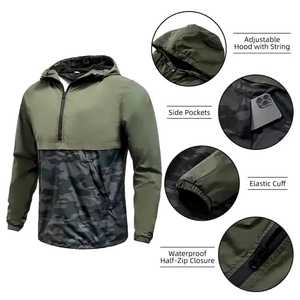 Veste coupe-vent légère en nylon à bas prix pour homme, veste coupe-vent pour l'extérieur, vêtements de rue, haute qualité, fabriquée au Pakistan. - Product Image 3