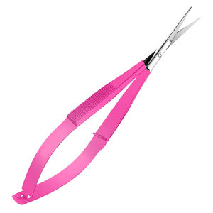 Ciseaux à ressort micro Spring Stitch 5.5 avec lames extra-affûtées à pointe fine, en acier inoxydable, pour la beauté des ongles - Product Image 1