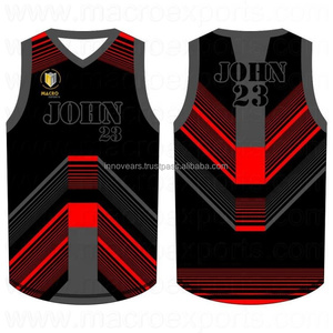 2025 America High Quality Breathable 100% Polyester Sleeveless Men's Vintage Basketball Jersey with Custom Team Name Embroidery - Product Image 3