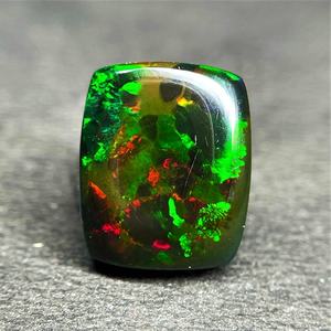 Natural Black Ethiopian Fire <b>Opal</b> Cabochon Gemstone Wholesale Loose <b>Opal</b> For Jewelry Making Stone - Product Image 2