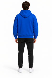 Sudadera con Capucha Negra para Hombre Trezza, Corte Regular, Felpa de Algodón, Informal, con Logotipo Estampado en la Parte Delantera, Estilo Otoñal - Product Image 6