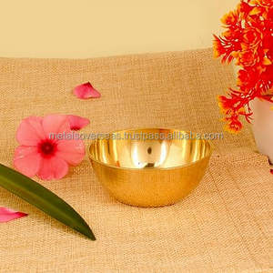 Bol de service en laiton massif poli de qualité supérieure, design classique, vaisselle décorative pour la cuisine et la table à manger - Product Image 4