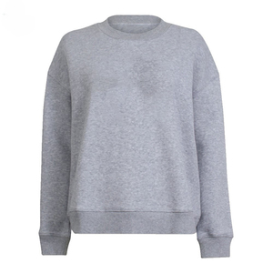 Sweat-shirt pour homme à col rond, design tendance 2026, fabrication sur mesure OEM, sweat-shirt en coton uni pour homme à manches longues - Product Image 3