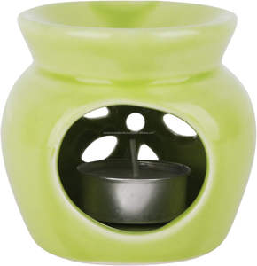 Porte-bougie en céramique vert menthe, brûleur d'huiles essentielles pour aromathérapie, brûleur de bougies chauffe-plat pour le yoga, le spa, la maison, la chambre, la décoration, le cadeau - Product Image 5