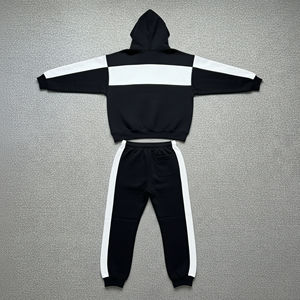 Conjunto Deportivo Personalizado para Hombre, 100% Algodón Grueso, Calidad Premium, Logotipo Bordado Personalizado, Sudadera Extra Grande de 2 Piezas - Product Image 5