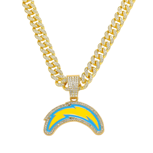 Colgante de Lujo con Símbolo de Paz de la Mejor Calidad, con Cristales de Estrás, Estilo Hip Hop, Joyería Unisex para Uso Diario, de Proveedor Indio - Product Image 2
