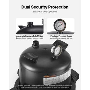 Filtro a Cartuccia per Piscina ad Alta Efficienza 150 Sq.ft2, Valvola 9000 GPH per Pulizia e Filtrazione Spa - Product Image 6