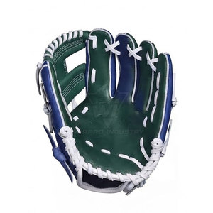 Gants de baseball en cuir souple avec poche renforcée pour attraper, lancer et entraîner en extérieur - Product Image 3