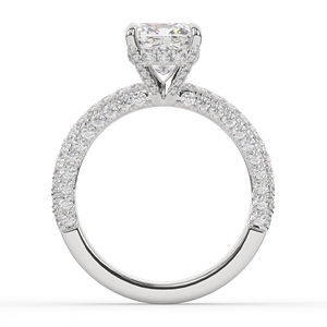 Anillo de Plata S925 con Doble Banda de Diamantes Moissanite, Regalo Especial de Aniversario, para Uso Diario, para Mujer - Product Image 5