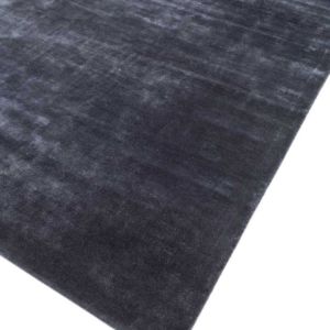 Alfombra de lujo OEM de viscosa y seda, tejida a mano, azul, de pelo cortado, lavable, antideslizante, de pelo medio, de alta calidad - Product Image 2