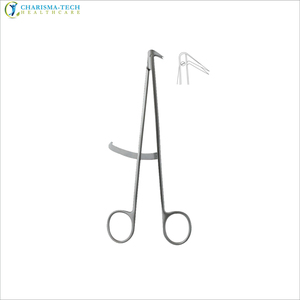 Ciseaux vasculaires Diethrich, ciseaux chirurgicaux fins à angle de 125 degrés, instruments cardiovasculaires, acier inoxydable, manuel, CE - Product Image 5