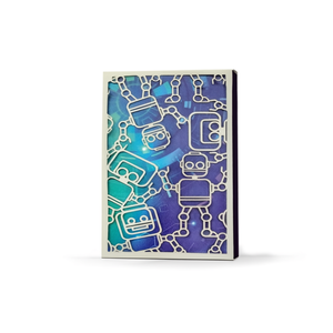 การ์ดอวยพรลายหุ่นยนต์เงา - Product Image 2