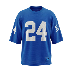 Camiseta Deportiva de Alta Calidad 100% Poliéster con Serigrafía, Nombre del Equipo Personalizado, Cuello Redondo, Manga Corta, Transpirable, Antibacteriana - Product Image 1
