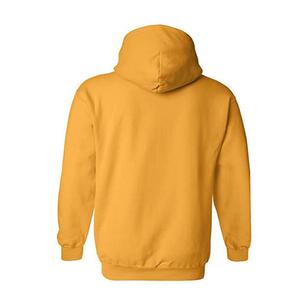 Men's Mustard Hooded Sweatshirt Regular Fit Fleece Casual Autumn Wear Pocket Design Regular Sleeve Knitted Style 100% Cotton - Product Image 2