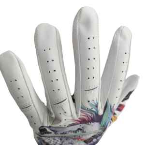 Guantes de Golf Personalizados OEM ODM para Hombre, de Piel de Oveja Blanca Cabretta, PU Antideslizante, Transpirables, Diseño Deportivo - Product Image 5