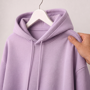 Sweat-shirts à capuche 100% coton, couleur unie, molleton épais, poids lourd, surdimensionnés, impression de logo personnalisée, sweat-shirts pour hommes - Product Image 5