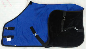 Manta de Lana de Caballo de Alta Calidad Premium con Correa para la Silla de Montar de 90-145 cm, 2 Correas para las Patas, Forma Redonda, para Uso en Doma y Competición - Product Image 2