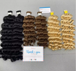 SUPER OFERTA Extensiones de Cabello Humano Vietnamita 100% de Alta Calidad, Ondulado Profundo, Rizado, Doble Trama, Sin Caída, Sin Enredos - Product Image 4