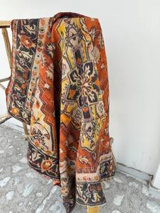 Traditional Persian Kantha <b>Quilt</b> Hand Stitched Cotton Bedspread Vintage Reversible <b>Throw</b> Blanket Home Decor - Product Image 2