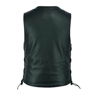 Gilet en cuir pour homme de qualité supérieure pour l'hiver, style streetwear vintage et moderne fait main pour les motards et les activités de plein air - Product Image 3