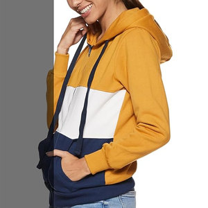 Sweat-shirt à capuche uni pour femme de haute qualité, design personnalisé, en molleton, streetwear professionnel, vente en gros, nouveau modèle 2026 - Product Image 2