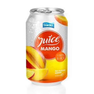 Bebida Tropi Juice 330ml Lata Corta de Aluminio 100% Puré de Frutas Bajo en Grasa Recién Exprimido con Sabor a Sandía y Fruta de la Pasión Esterilizado - Product Image 1