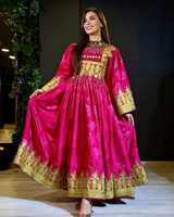 Nouvelles Robes Afghanes Tendance 2026 pour Femmes – Ensembles de Robes Respirantes Multicolores Longues, Tailles Personnalisées, Tenues de Mariage pour Adultes