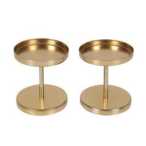 Elegant Brass Candle Holder with Mother of Pearl Inlay Decorative Tabletop Centerpiece for <b>Home</b> Decor <b>Gifting</b> - Product Image 3