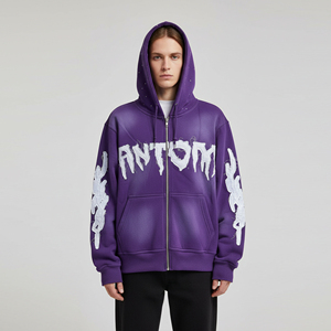 2026 Brand New <b>Mens</b> Solid Washed Winter Knitted Hoodies Sweatshirts Hooded <b>Pullover</b> Jacquard Waterproof Eco-friendly - Product Image 3