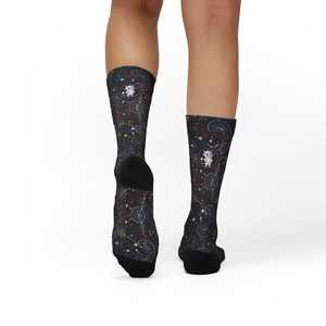 New Men's Crew <b>Socks</b> Paisley Pattern Digital Printing Breathable Knitted Daily Wear Spring Season Spandex <b>Polyester</b> <b>Socks</b> - Product Image 5