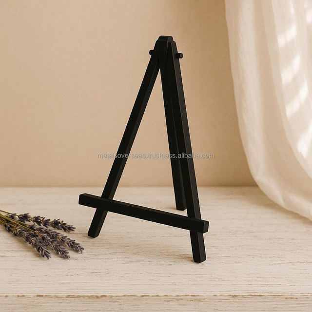 Handcrafted Durable High Quality Modern Creative Wooden Display Easel Embroidery Hoop Stand Mini Art Canvas Painting Photo