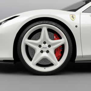 Llanta Cavallino de cinco radios con tecnología Flow Forming |   Rines de Aleación de Alta Gama Estilo Hypercar |   Rines Deportivos Premium de 19 y 20 Pulgadas para Autos - Product Image 3