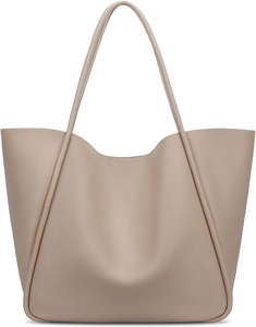 Sac fourre-tout en cuir véritable de haute qualité pour femmes, fermeture à glissière, imperméable, broderie personnalisable, couleurs et tailles variées, mode Velano - Product Image 5