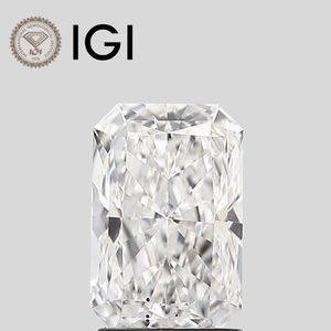 Diamant de laboratoire de 2,04 carats, taille radiant, couleur E, clarté VS2, certifié IGI - Product Image 1