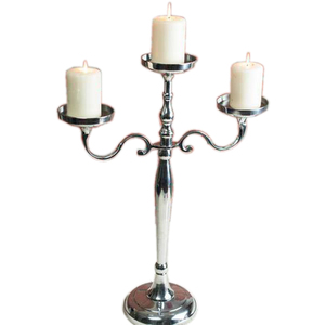 Vente en gros de bougeoirs de luxe faits à la main décoration de mariage en métal candélabre centre de table pour mariage vente à chaud - Product Image 6