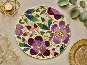 Elegant <b>Beaded</b> Embroidery <b>Placemats</b> Handmade Dining Accessories for Luxury Home Table Decor Wedding Dinner Parties at cheap cost - Product Image 6