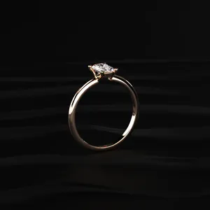 Radiant Cut Engagement <b>Ring</b> For Women With IGI Certified VVS-VS Clarity Buy Direct From <b>Indian</b> Trusted Supplier - Product Image 3
