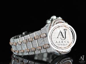 Montre mécanique chronographe en acier inoxydable avec cadran en cristal, bracelet de 20 mm, pour un cadeau de luxe et une touche de mode - Product Image 5