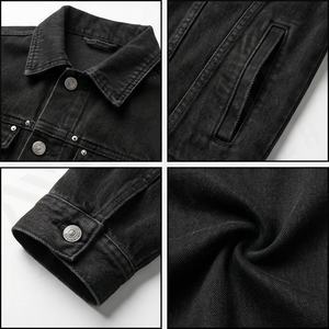 <b>Funky</b> Streetwear High Quality Quick Dry Breathable Winter Denim <b>Jacket</b> for Men's All Sizes Front Logo Customizable Coats - Product Image 4