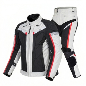 Traje de Motociclismo Deportivo Personalizado de Cordura, Resistente al Viento, Impermeable, Chaqueta y Pantalón Textiles, Traje de Carreras para Motociclistas, 220g - Product Image 6