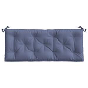 Ensemble de 2 coussins de banc de jardin en tissu Oxford bleu marine - Product Image 5