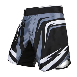 Pantalones Cortos de MMA Lisos al por Mayor para Hombre, Duraderos, 100% Algodón, Ropa Deportiva de Entrenamiento, Tejido Transpirable de Secado Rápido, Lona Ecológica - Product Image 1