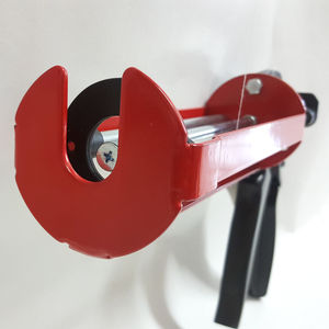 Pistola de calafateo Coaxial de poliéster Industrial de 380Ml, fuente de alimentación Manual, empuñadura de pistola selladora de alta viscosidad de acero de grado DIY para - Product Image 6