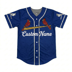 Uniforme Deportivo Personalizado con Logotipo, Jersey de Béisbol con Cierre de Botones, Manga Corta, Diseño Impreso para Rugby, Hockey sobre Hielo, Baloncesto, Fútbol - Product Image 5