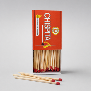 Cerillas de Seguridad de la Marca Urban Buyer, Barra Extra Grande, Modernas, para Uso Doméstico y Hotelero, Caja de Cerillas con Logotipo Impreso - Product Image 2