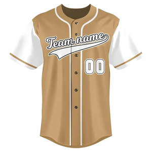 Camiseta de Béisbol Personalizada para Equipos, Ropa Deportiva Ligera de Malla, Proveedor Mayorista con MOQ Bajo, Camiseta de Béisbol de Corte Regular - Product Image 1